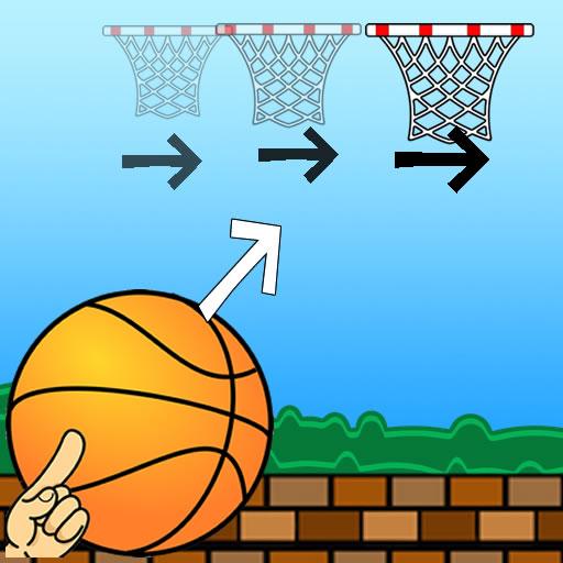 Finger Basketball Freiwurf