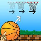 Finger Basketball Freiwurf Zeichen