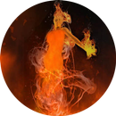 Naked girl on fire APK