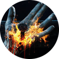 Bloody hand live wallpaper