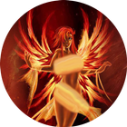 Fiery fairy ikon