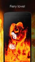Fiery love poster