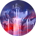 Heavenly waterfall icon