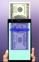 Fake Money Scanner Prank captura de pantalla 1