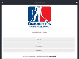 Barnett's Carpet Cleaning poster