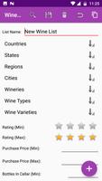 Wine Notebook - Notes, Ratings, Cellar Inventory تصوير الشاشة 3