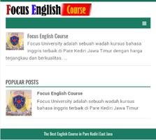 Focus English Course Pare capture d'écran 1
