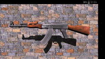 Fusil d'assaut AK-47 Affiche