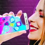 마시는 네온 칵테일을 시뮬레이터