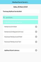 Manfaat Membaca Surat dan Ayat Suci Al-qur'an پوسٹر