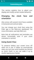 User Guide of Fitbit Alta HR capture d'écran 3