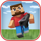 Pixel Shooter War On Island 3D icon