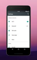 Android N Style cm13 theme capture d'écran 3