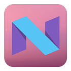 Android N Dark cm13 theme icône