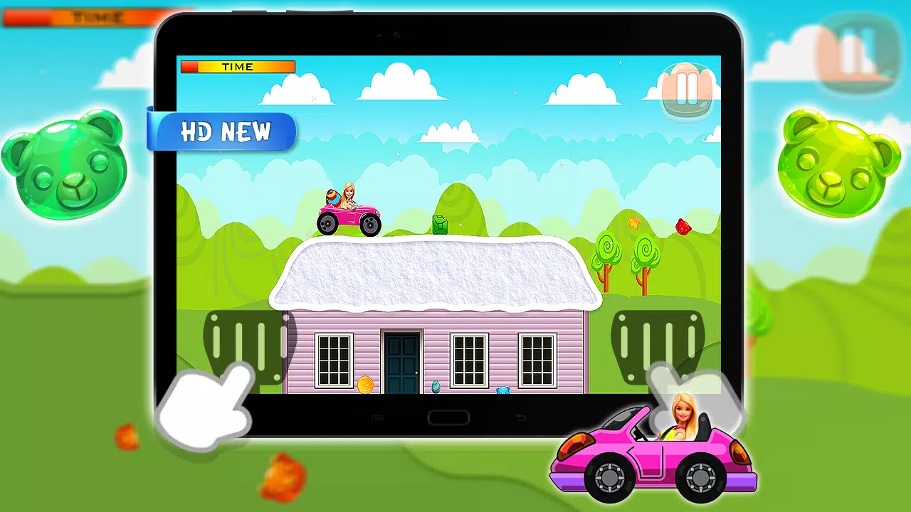 barbie game car