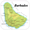 Barbados map