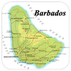 バルバドスの地図 アイコン