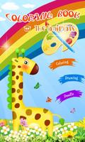 Coloring Book Animals for Kids پوسٹر