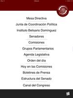 Cámara Senadores para Tabletas Cartaz