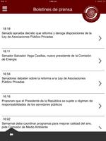 Cámara Senadores para Tabletas imagem de tela 2