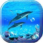 Dolphin Sounds Live Wallpaper icône