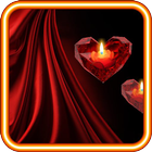 Heart n Candle live wallpaper أيقونة