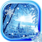 Winter Snowfall live wallpaper icône