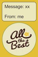All The Best Card Affiche