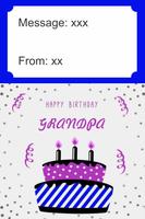 Birthday Card For Grandfather screenshot 1