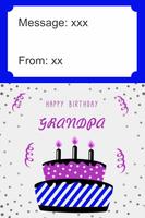 Birthday Card For Grandfather اسکرین شاٹ 1