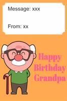 Birthday Card For Grandfather تصوير الشاشة 2