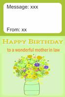 Birthday Card Mother In Law syot layar 1