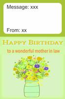 Birthday Card Mother In Law स्क्रीनशॉट 1
