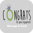 Engagement Congratulations Card icône