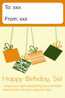 1 Schermata Happy Birthday Sister Greetings