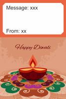 Happy Diwali Card Affiche