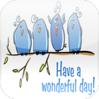 Have a Wonderful Day Card icône