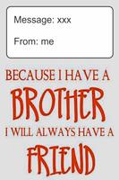 برنامه‌نما Love You Brother Card عکس از صفحه
