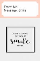 Smile Greeting Card постер