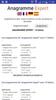 Anagramme Expert الملصق