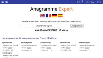 Anagramme Expert capture d'écran 1