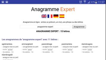 Anagramme Expert تصوير الشاشة 1