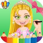 😍Princess : Coloring Games for Barbie icône