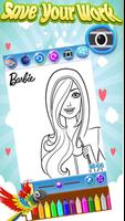 😍Princess : Coloring Games for Barbie Affiche