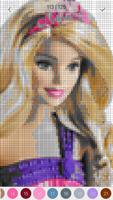 Barbie Color By Number Adult Sandbox Coloring Affiche
