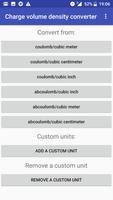 Charge volume density converter الملصق