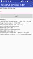 Mass flux density converter تصوير الشاشة 1