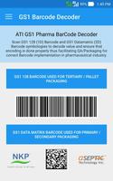 ATI GS1 Pharma Barcode Decoder پوسٹر