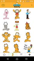 Garfield StickerTap Affiche