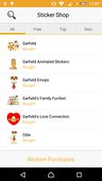 Garfield StickerTap اسکرین شاٹ 3